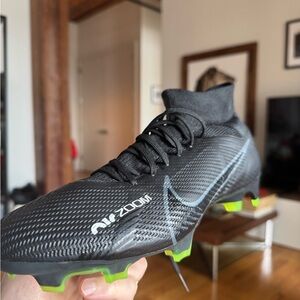 Nike Mercurial AirZoom black soccer shoes